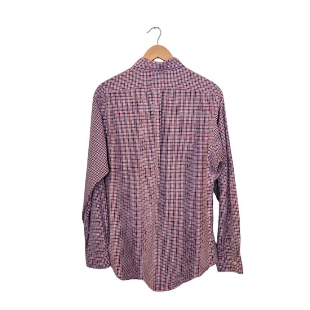 Ralph Lauren Men's Plaid Button Down Shirt Size XL Red White Blue Patriotic - Picture 2 of 9